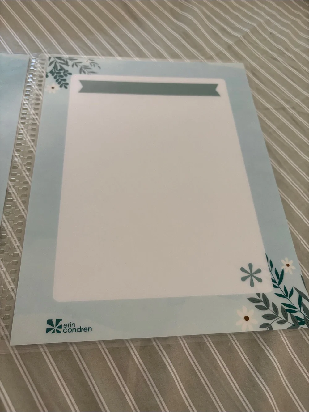 Erin Condren Spanish Planner Cover - Front and Back